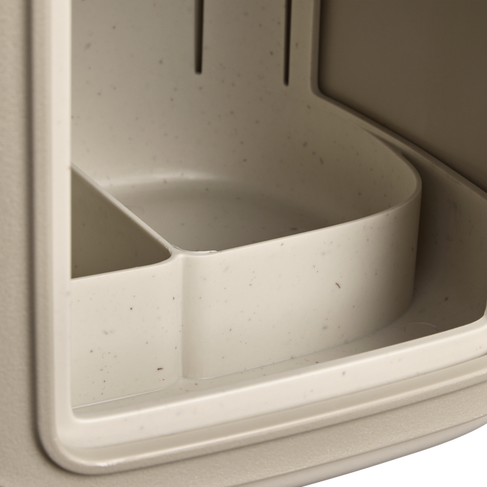 cosy bird feeder 18cm paddenstoel beige